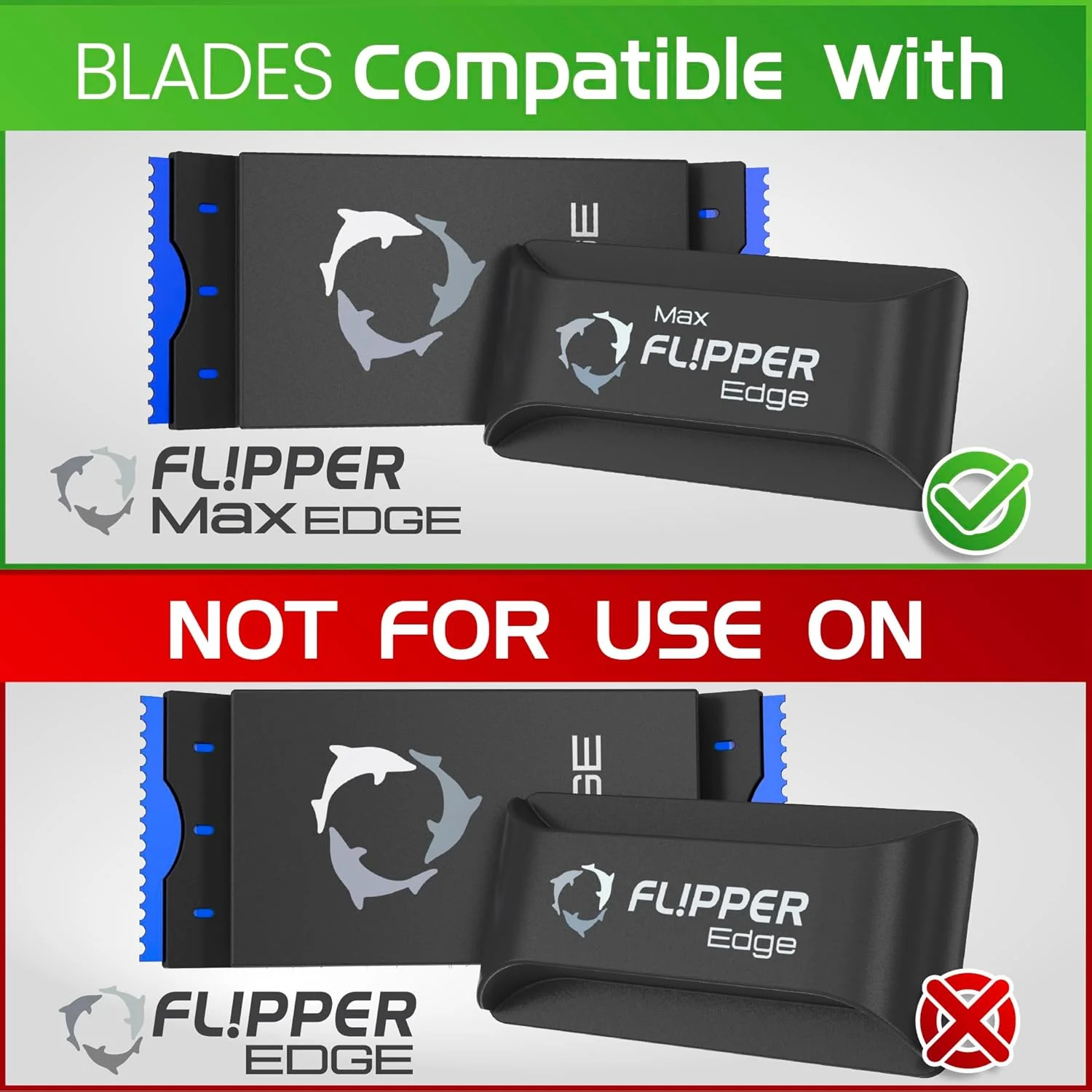 Flipper Edge Max Acrylic Safe Plastic Blades 10 Pack - Image 7