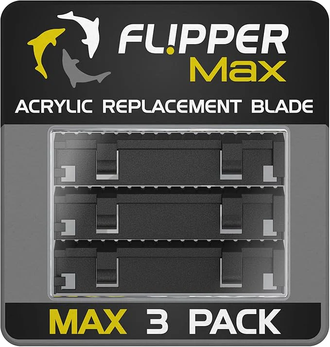 Flipper MAX ABS Replacement Blades Straight Edge 5 Pack - Acrylic Tanks - Image 7