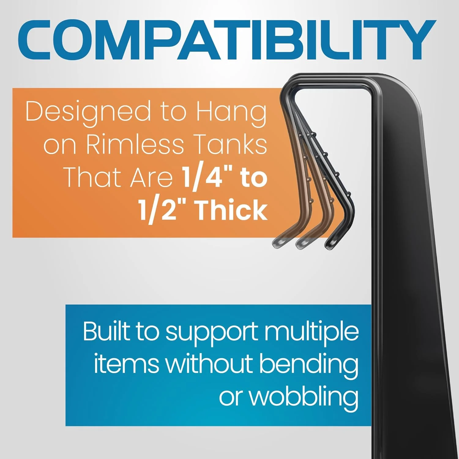 Flipper Tank Buddy Workspace and Utility Tray for Rimless Aquariums - Image 2